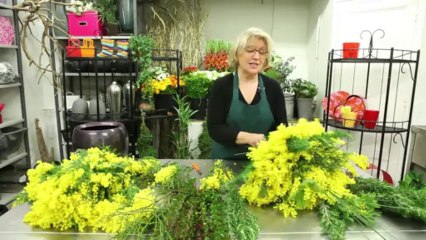 Réalisez un bouquet d'hiver provençal avec Aquarelle