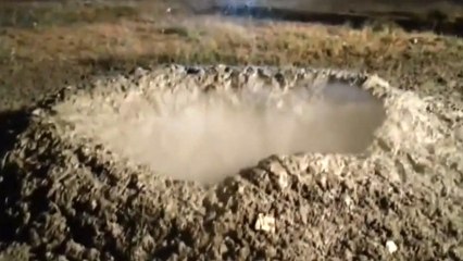 Volcano Vent Opens Spewing Steam Near Rome International Airport