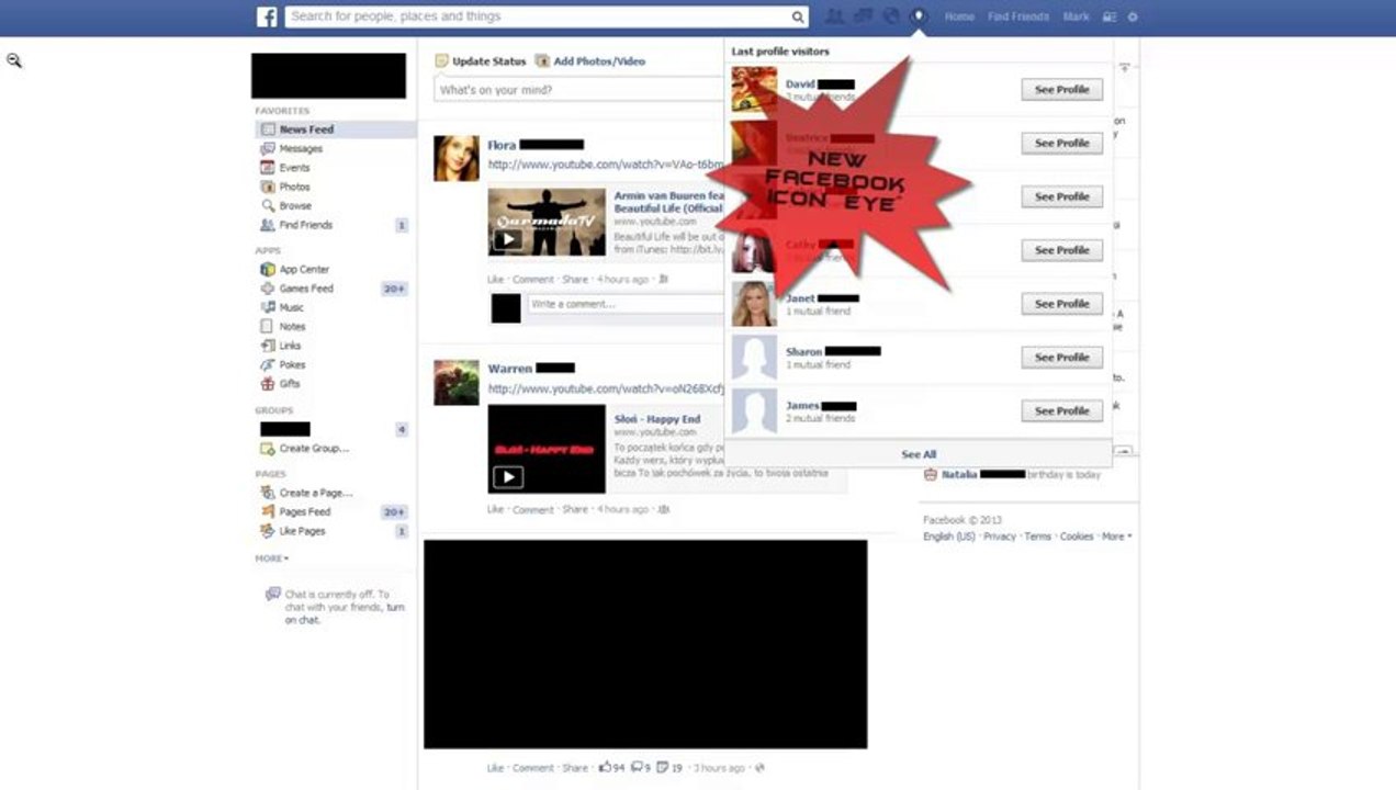 facebook profile visitors application
