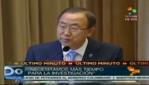 Ban Ki-moon pidió a Occidente un voto por la paz y diplomacia en Siria