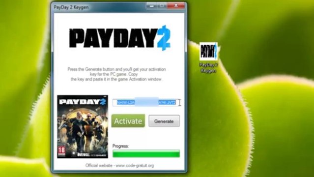 PayDay 2 Patch by Razor1911 Key generator