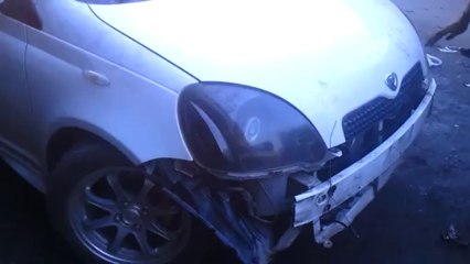 Vitz swapped 1nzfe start up without exhaust