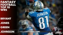 Top wide receivers in fantasy football
