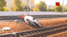 Collision entre un train et une voiture (Russie)