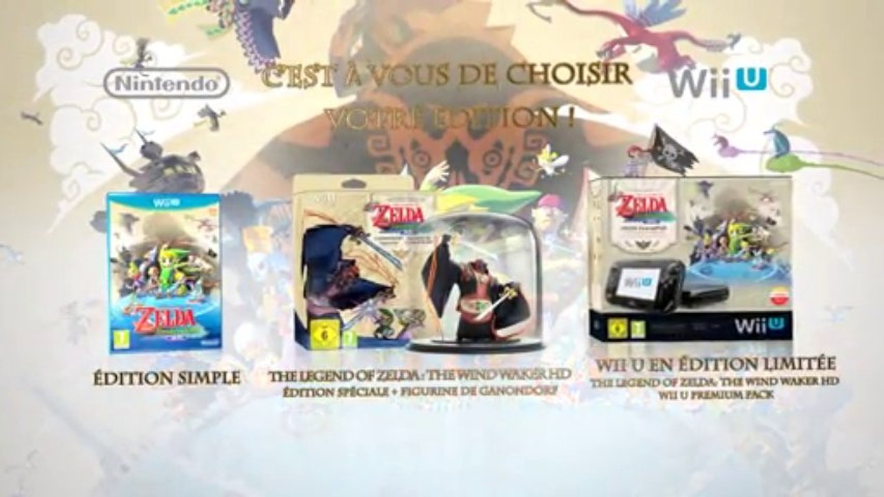 [Trailer] Zelda : The Wind Waker HD - À vous de choisir