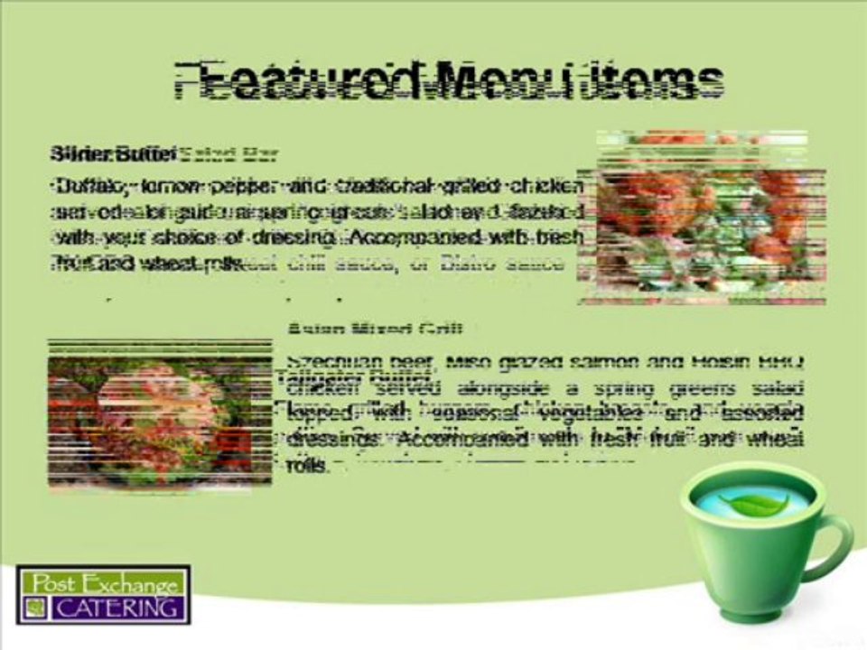 Atlanta's Premier Corporate Caterer Post Exchange Catering