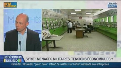 Syrie : menaces militaires, tensions économiques ? dans Les décodeurs de l'éco - 28/08 4/5