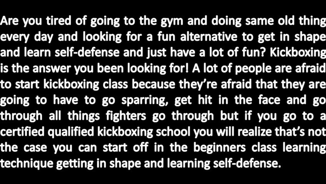 Kickboxing Classes in Fort Worth