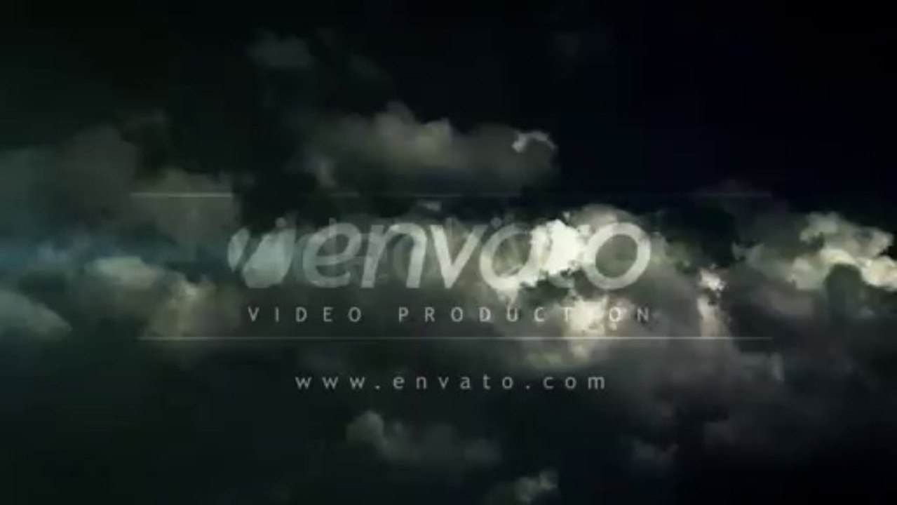 Cloudy Movie Logo Intro - After Effects Template