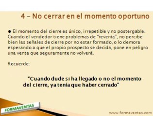 Los siete pecados capitales de la venta