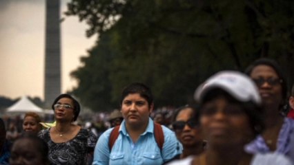 Thousands mark 50 years since King's landmark "I have a dream" speech