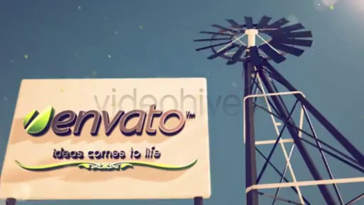 Windmill Sign Reveal - After Effects Template