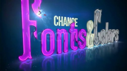 Neon Titles - After Effects Template