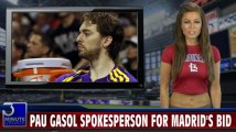 LA Angeles Lakers Pau Gasol has been appointed a spokesman for Madrid's 2020 Olympic bid!