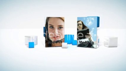 Dual Cubes Display - After Effects Template