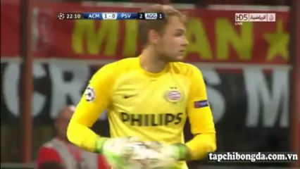 Champions League: AC Milan 3-0 PSV Eindhoven (all goals - highlights - HD)