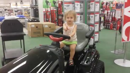 erena drives a tractor