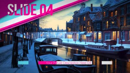 Free Falling Slide Show - After Effects Template