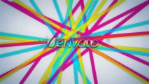 Colorful Lines - Elegant Logo Reveal with Flare - After Effects Template