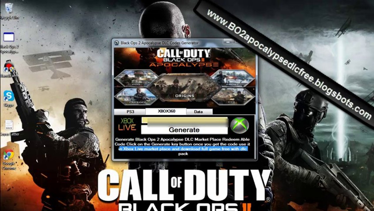 [GET] Apocalypse DLC Code Generator for Xbox 360 PS3