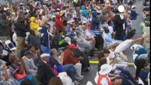 President Obama addresses thousands in front of the...