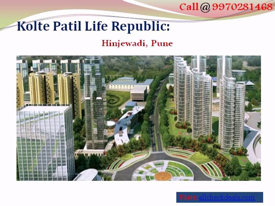 Kolte Patil Life Republic Pune 1, 2 and 3 BHK Apartment