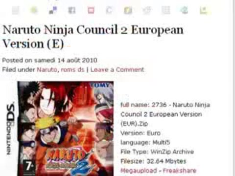 Download Roms DS SNES GBA updated August 29, 2013