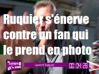 Laurent Ruquier s'énerve contre un fan devant Europe 1