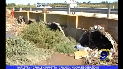 Download Video: Barletta | Canale Ciappetta-Camaggi, nuova esondazione