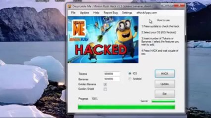 No Survey Despicable Me Minion Rush Hack Tool August 2013