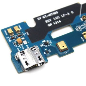Hytparts.com-For Samsung Galaxy Note 2 N7100 OEM Charging Port Flex Cable with Mic Repair Part
