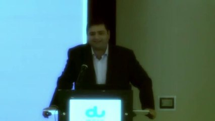 DU Telecom, Partner Event 28 Aug, 2013 Mr. Parvez Sultan Rupani Addressing