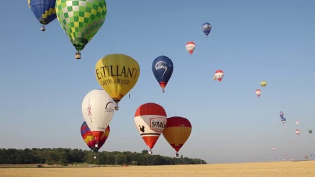 Championnat de France de Montgolfières [Time Lapse ]