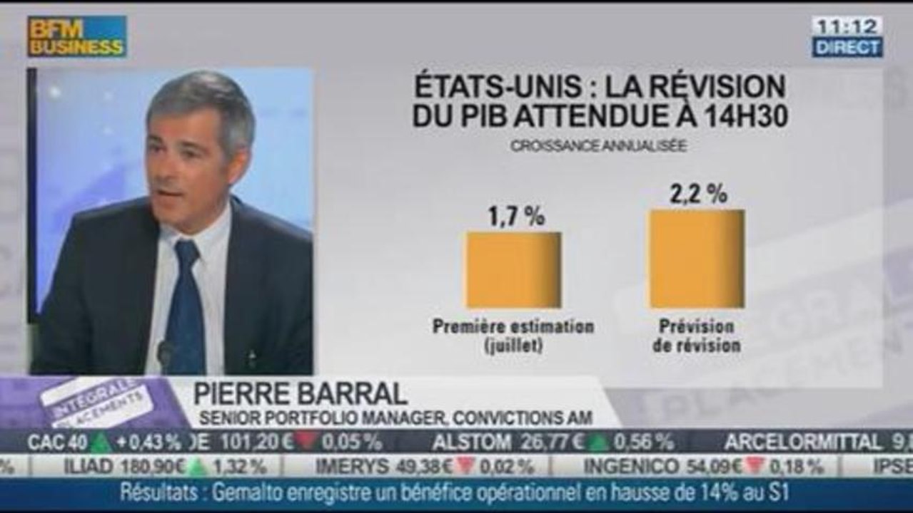 Stabilisation du CAC 40 face à la crise syrienne : Pierre Barral dans Intégrale Placements - 29/08