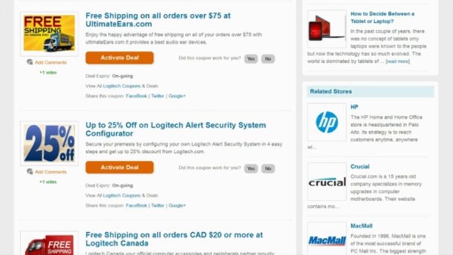 Logitech Review & Logitech Coupon Codes, Deals & Offers
