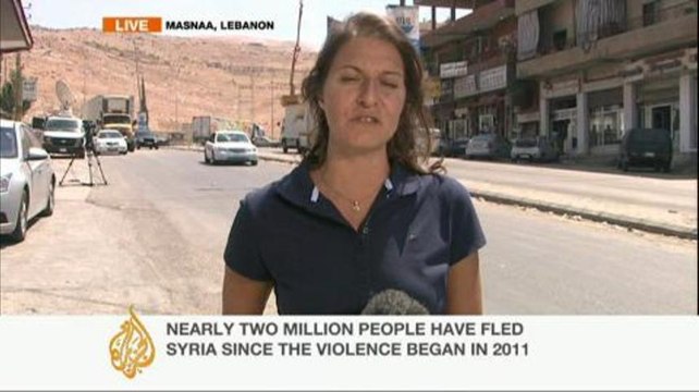 Al Jazeera's Zeina Khodr reports from the Masnaa border