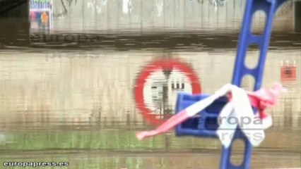 Contraste de inundaciones y sol en la península