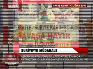 ALMAN KAMUOYU SAVAŞA NASIL BAKIYOR ? ( ADNAN TÜRKKAN BİLDİRİYOR. )