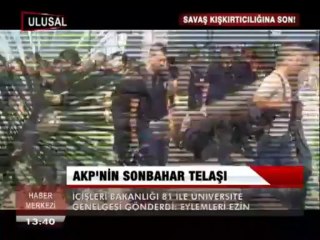 AKP'NİN SONBAHAR TELAŞI
