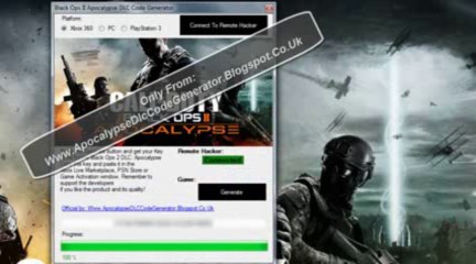Black Ops 2 Apocalypse DLC Code Generator! [Free Download]