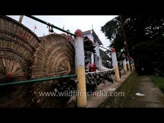View of mass gathering and Devidhura after Bagwal from roof top