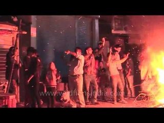 Holika Dahan celebration in Mussoorie