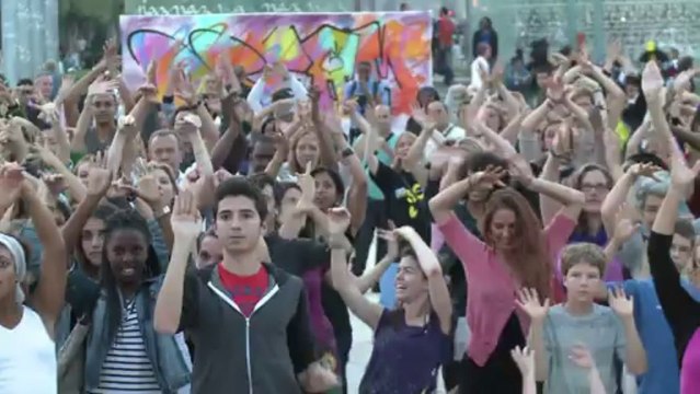 Flashmob en hommage à Martin Luther King à Paris