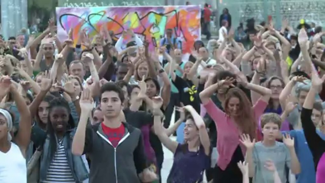 Flashmob en hommage à Martin Luther King à Paris