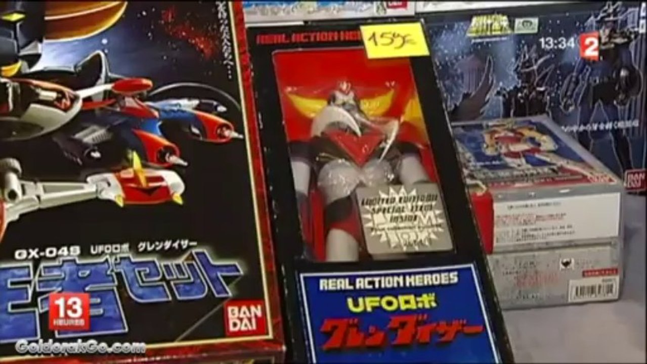 Goldorak - journal 13h - France 2 - mardi 27 aout 2013