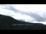 Heavy clouds to clear sky - Time Lapse