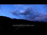Clouds over the hills - Time Lapse