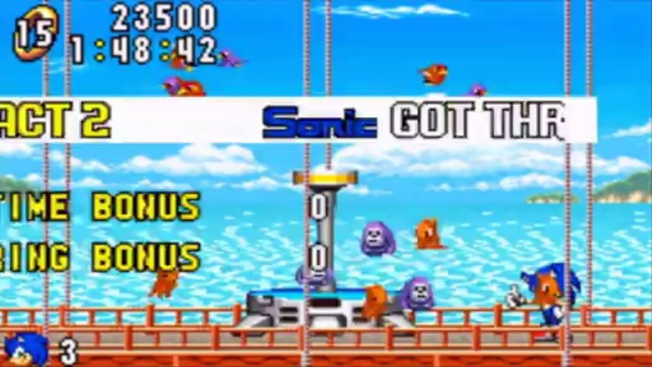 Sonic Advance - Sonic : Neo Green Hill Zone Act 2