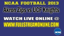 Watch Akron Zips vs UCF Knights Live Streaming Game Online
