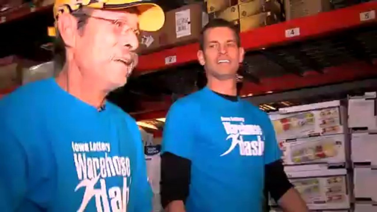 GO TV Iowa Lottery Winners Warehouse Dash-GoTvEntertainment.com/